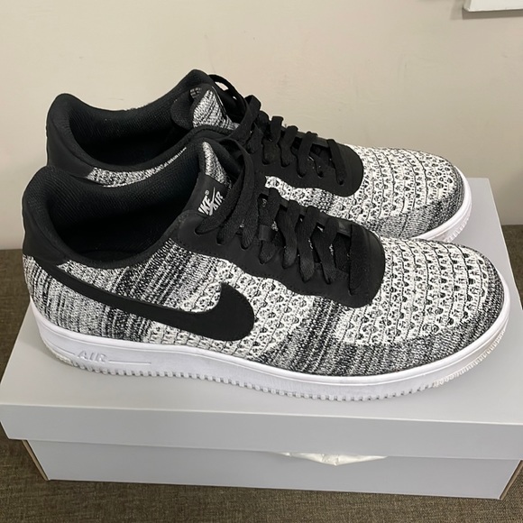 Nike Other - Mens Nike Air Force 1 Flyknit 2.0 Sneakers - Black/Anthracite White